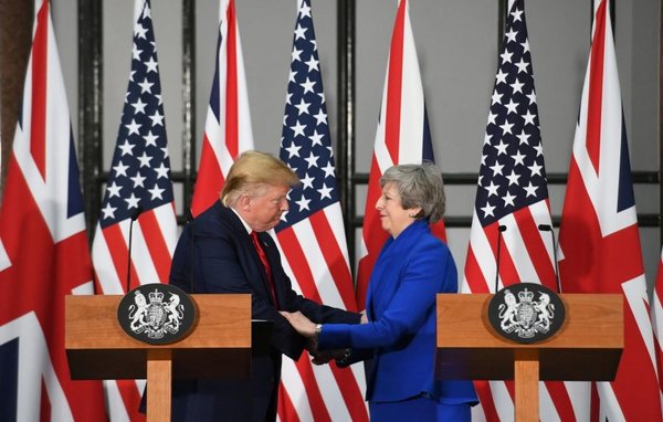 May y Trump desean “tremendo” y “ambicioso” pacto comercial tras el brexit - Internacionales - ABC Color