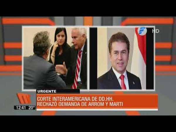 Caso Arrom y Martí: Corte IDH falla a favor del Estado paraguayo