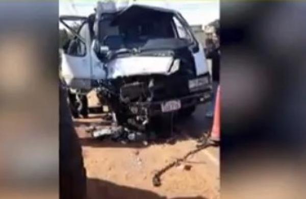 Trasladan a herido por accidente de tránsito en una patrullera - C9N