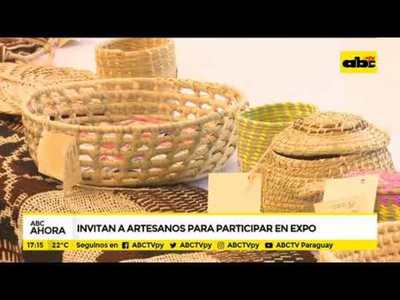 Invitan a artesanos a participar en EXPO - Tv - ABC Color
