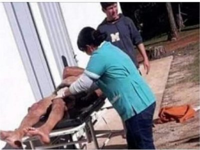 Hospital reconoce que higienizó a paciente con ACV a la intemperie