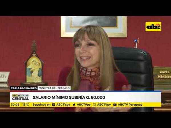 Salario mínimo subiría G. 80.000 - Tv - ABC Color