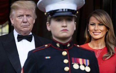 Los Trump en el palacio de Buckingham: visita capturada en Instagram