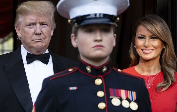 Los Trump en el palacio de Buckingham: visita capturada en Instagram