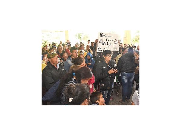 Bañadenses, movilizados por viviendas