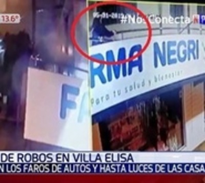 Ola de robos en Villa Elisa: Se llevan hasta las luces  - Paraguay.com