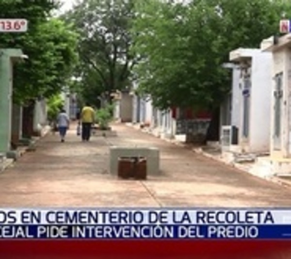 Piden la intervención del cementerio de la Recoleta - Paraguay.com