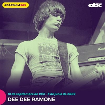 #Cápsula985 2002: Muerte de Dee Dee Ramone - Espectaculos - ABC Color