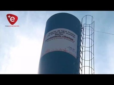 NUEVO SISTEMA DE AGUA POTABLE EN B° SANTO DOMINGO