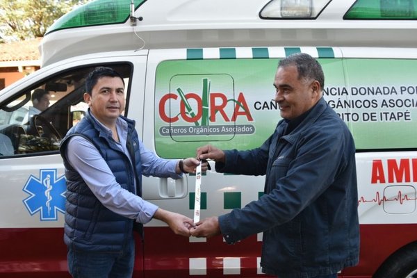 Donan ambulancia a Municipalidad de Itapé - Nacionales - ABC Color
