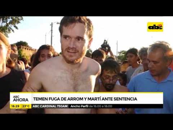 Procuraduría teme fuga de Arrom y Martí - Tv - ABC Color