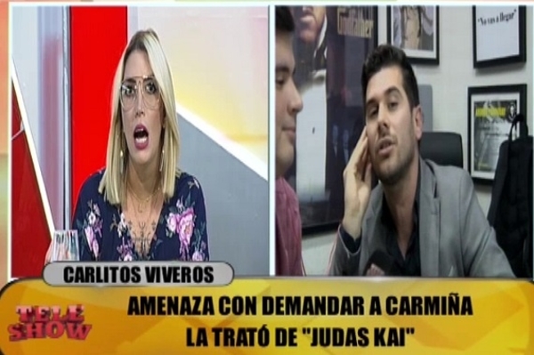 Carmiña a Carlos Viveros: "Es impresionante lo maricón que sos"