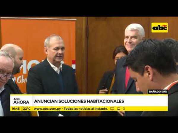 Anuncian soluciones habitacionales - Tv - ABC Color