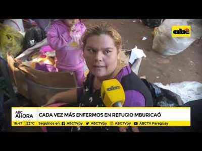 Cada vez más enfermos en refugio de Mburicaó - Tv - ABC Color