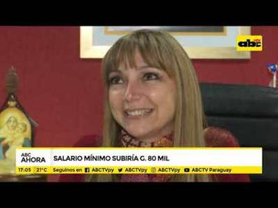 Salario mínimo subiría G. 80 mil - Tv - ABC Color