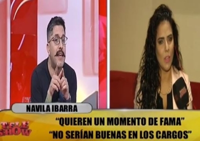 Navila Ibarra trató de "resentido" a Arturito