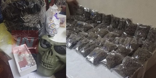 HASTA UNA TORTA CON MARIHUANA ENCONTRADAS EN ALLANAMIENTO DE LA SENAD.