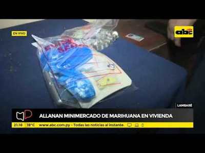 Allanan minimercado de marihuana en Lambaré - Tv - ABC Color