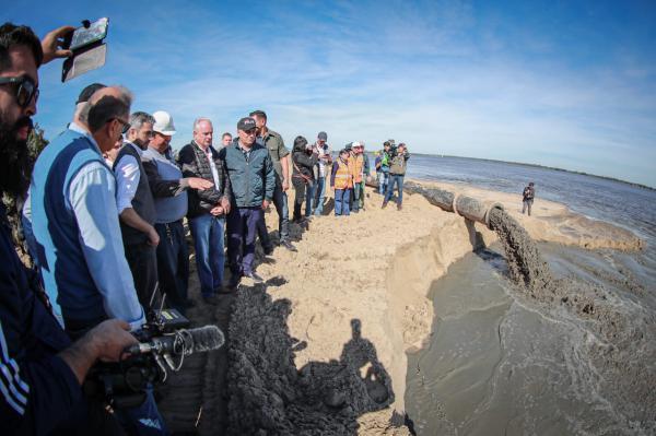Presidente prometió Muro para Pilar, en cuatro años - ADN Paraguayo