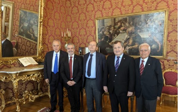 Titular de CSJ en audiencia con magistrados en Italia