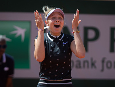 Amanda Anisimova elimina a Simona Halep de Roland Garros