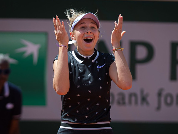 Amanda Anisimova elimina a Simona Halep de Roland Garros
