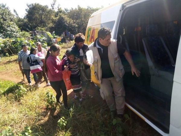 Rescataron a abue pero les echaron de hospital
