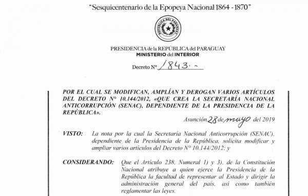 Amplían funciones de Secretaría Anticorrupción