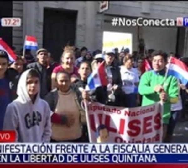 Seguidores de Ulises Quintana exigen su liberación - Paraguay.com
