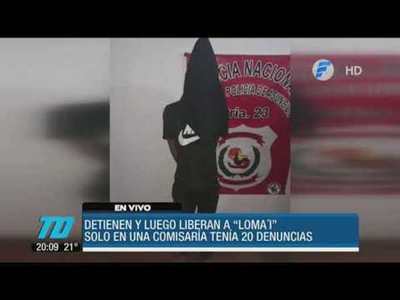 Liberan a joven con más de 20 denuncias en su contra