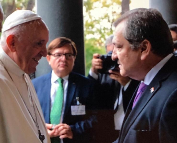 Presidente de la Corte se reúne con el papa Francisco - Radio 1000 AM