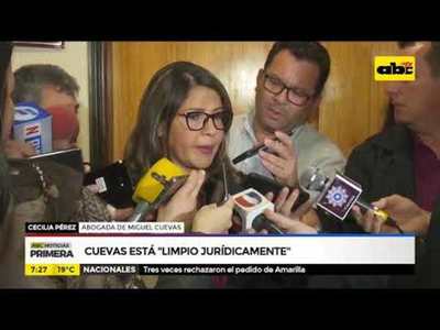 Miguel Cuevas, limpio jurídicamente - Tv - ABC Color