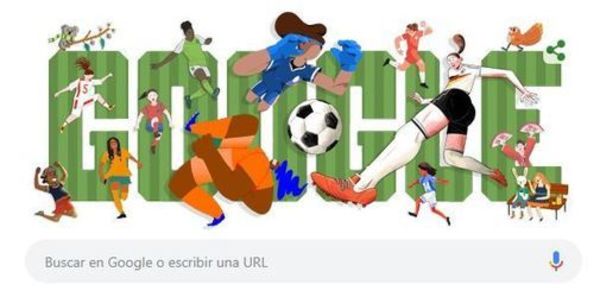 Google dedica su portada al Mundial femenino - Deportes - ABC Color