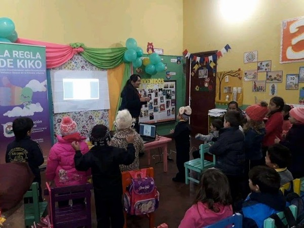 LA REGLA DE KIKO Y NOVIAZGO SIN VIOLENCIA, TEMAS DESARROLLADOS EN ESCUELAS Y COLEGIOS DE ITAPÚA