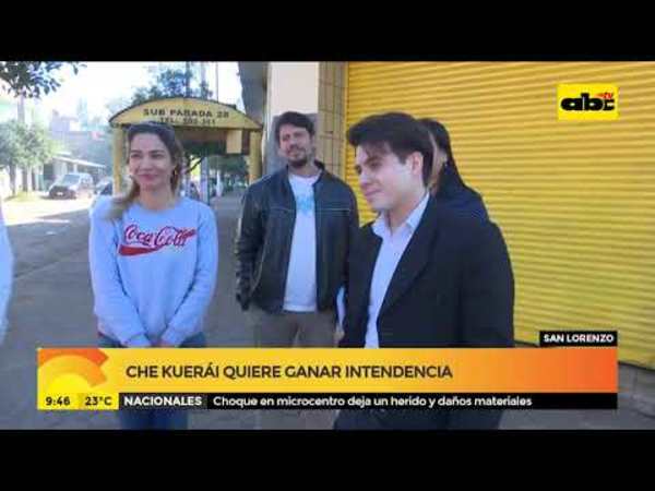“Che Kuerai” Quiere ganar intendencia en San Lorenzo - Tv - ABC Color