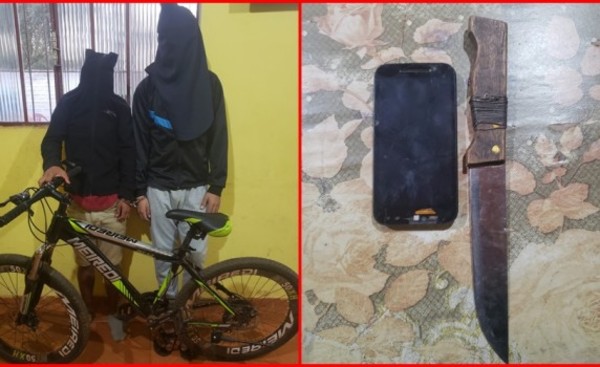 Adolescentes detenidos por hurtar bicicleta