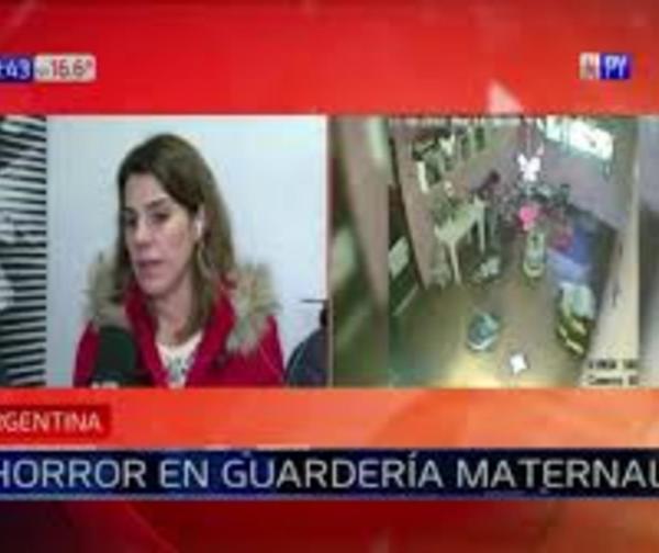 Horror en guardería: Captan a maestra maltratando a beba