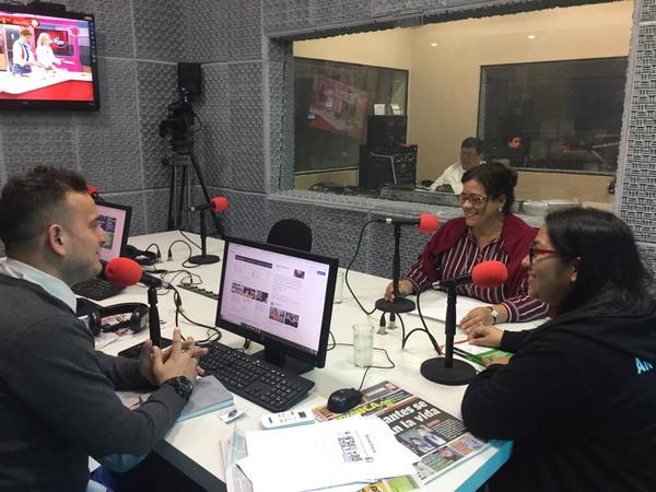 Representantes de la ONAD PY, visitan Radio Nacional del Paraguay - .::RADIO NACIONAL::.