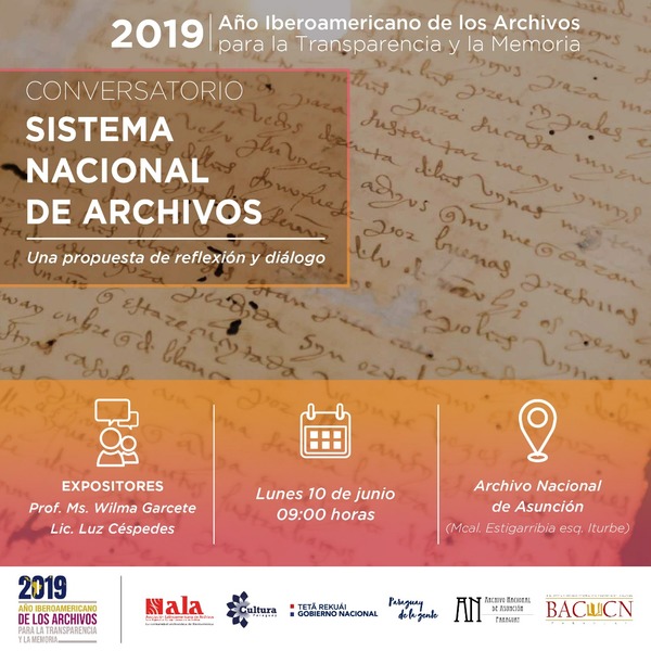 Conversatorio sobre el Sistema Nacional de Archivos | .::Agencia IP::.