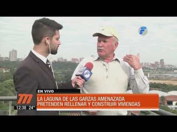 Laguna de las Garzas amenazada por el MOPC