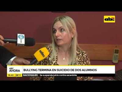 Bullying termina en suicidio de dos alumnos - Tv - ABC Color