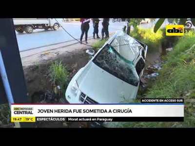 Joven herida fue sometida a cirugía - Tv - ABC Color
