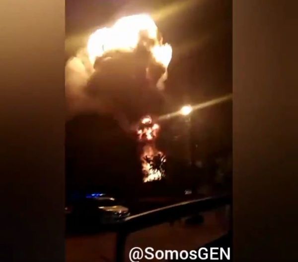 Grandes explosiones se producen en Villa Elisa