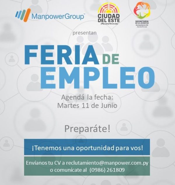 Feria de empleo para llenar 120 vacancias