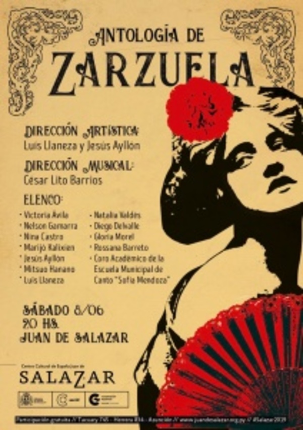 Antología de Zarzuela Española, hoy en el Centro Cultural Juan de Salazar - ADN Paraguayo