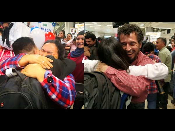 REPATRIAN A MÉDICOS PARAGUAYOS DESDE VENEZUELA