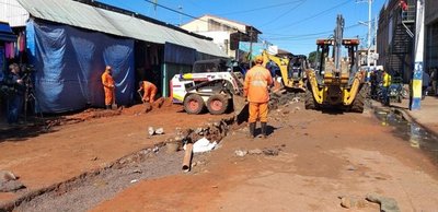 Luque: Cambian colectores cloacales en Mercado - Nacionales - ABC Color