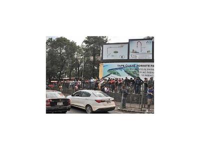 Paseros protestaron en Ciudad del Este