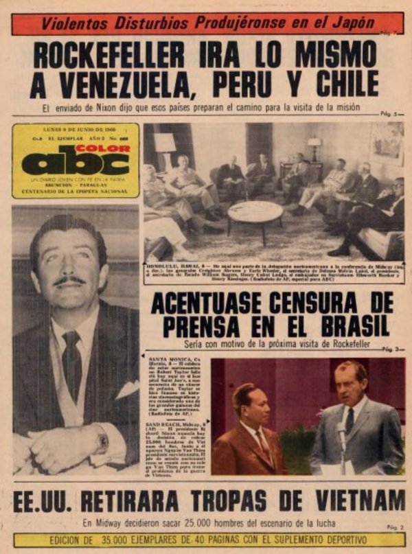 9 de junio de 1969 - Un Dia Como Hoy - ABC Color