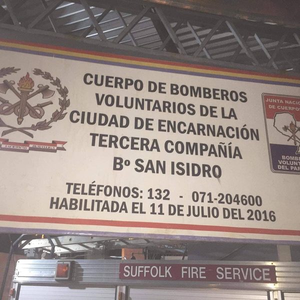 BOMBEROS ENCARNACIÓN INAUGURAN GUARDIAS EN SEDE PROPIA DE LA K3.